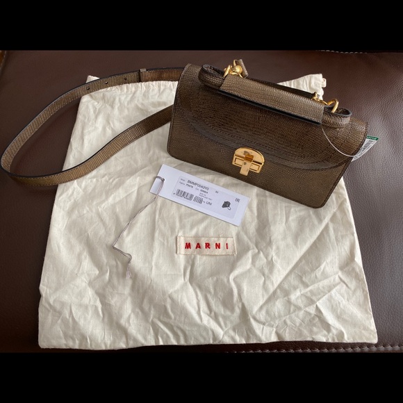 āsoldāMARNI Juliette snakeskin bag - Picture 4 of 10